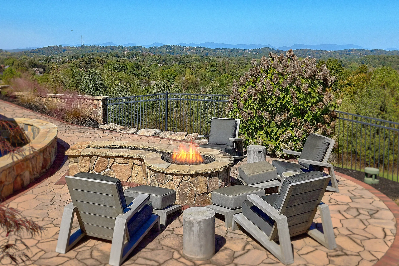 Lower Firepit by the Pool