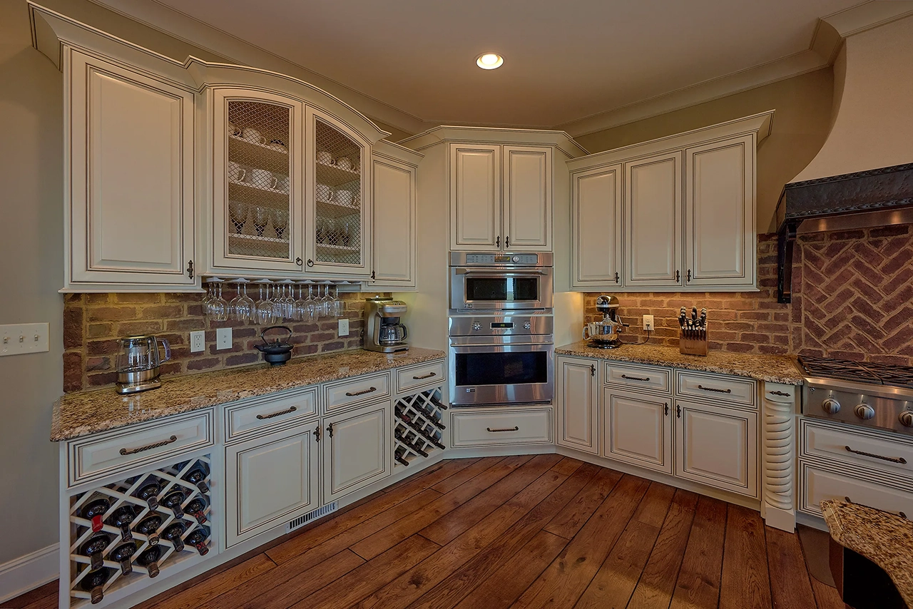 Kitchen Cabinets with Chef's Microwave and Oven