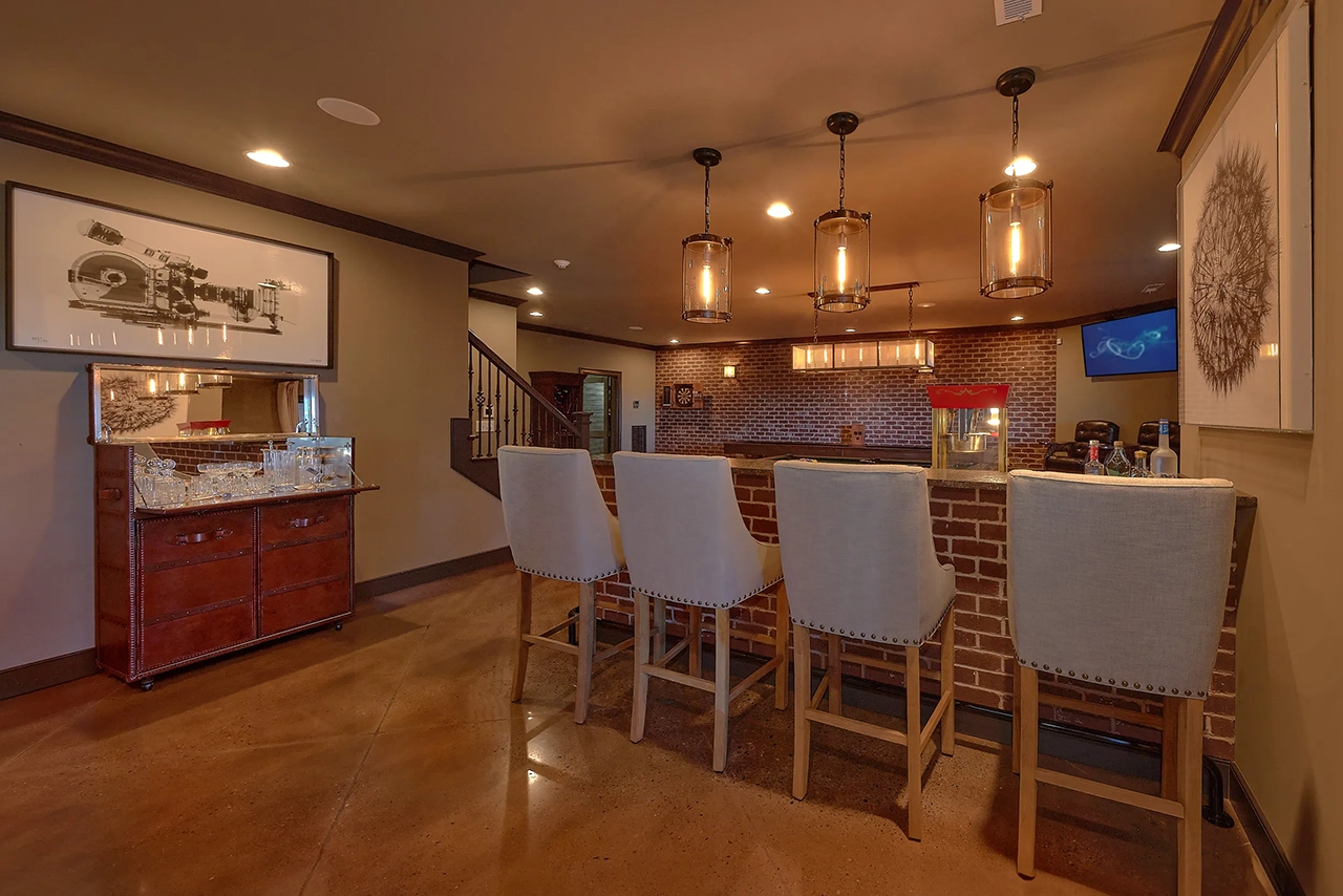 Lower Level Bar and Game Room